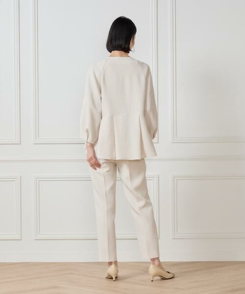 7-IDconcept / セブンアイディーコンセプト スラックス・ドレスパンツ | フクレジャカード センタープレスパンツ | 詳細9