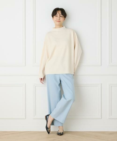 7-IDconcept / セブンアイディーコンセプト ニット・セーター | 《大きいサイズ》ミラノリブハイネックプルオーバー　　 | 詳細24