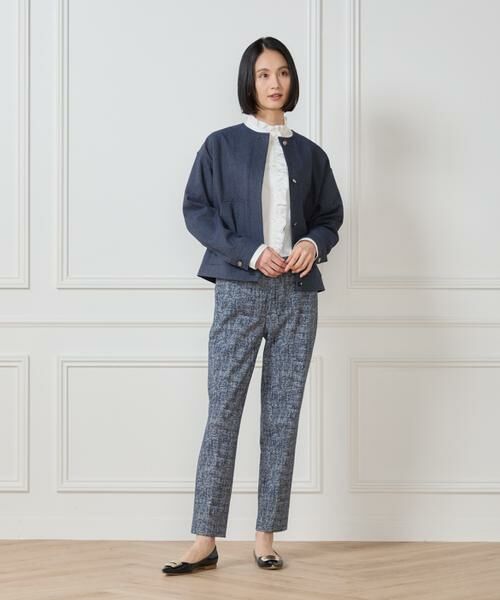 7-IDconcept / セブンアイディーコンセプト ノーカラージャケット | デニムノーカラーブルゾン | 詳細2