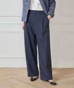 デニムライクワイドパンツ