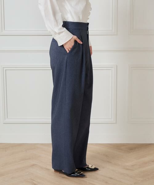 7-IDconcept / セブンアイディーコンセプト スラックス・ドレスパンツ | 《大きいサイズ》デニムライクワイドパンツ | 詳細14