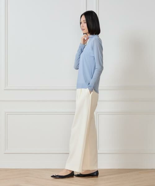 7-IDconcept / セブンアイディーコンセプト スラックス・ドレスパンツ | 《大きいサイズ》デニムライクワイドパンツ | 詳細6