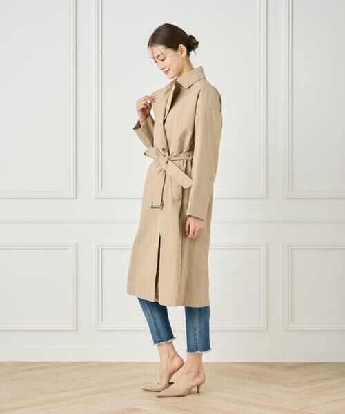 7-IDconcept / セブンアイディーコンセプト トレンチコート | 《大きいサイズ》ナイロンタッサートレンチコート | 詳細16