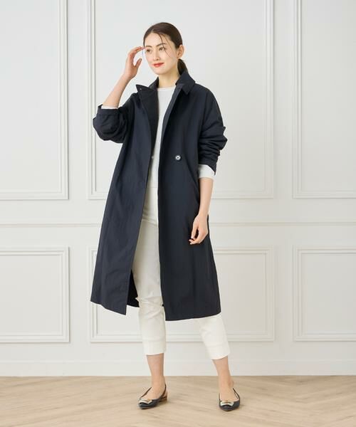7-IDconcept / セブンアイディーコンセプト トレンチコート | 《大きいサイズ》ナイロンタッサートレンチコート | 詳細20