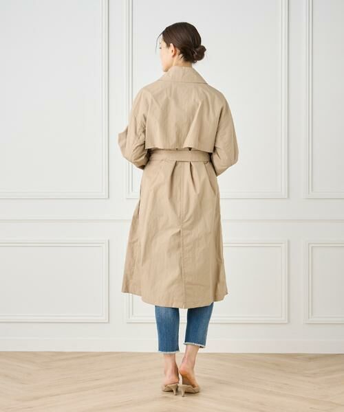 7-IDconcept / セブンアイディーコンセプト トレンチコート | 《大きいサイズ》ナイロンタッサートレンチコート | 詳細30