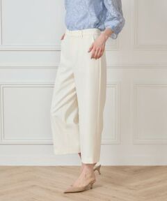 7-IDconcept / セブンアイディーコンセプト ショート・ハーフ・半端丈パンツ | 《大きいサイズ》デニムライククロップトパンツ