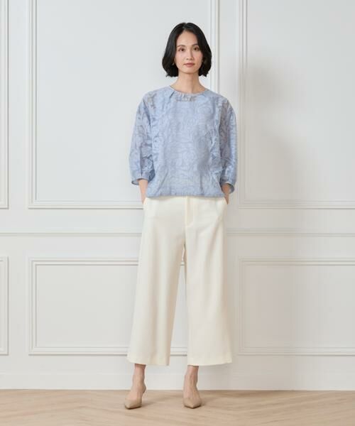 7-IDconcept / セブンアイディーコンセプト ショート・ハーフ・半端丈パンツ | 《大きいサイズ》デニムライククロップトパンツ | 詳細2