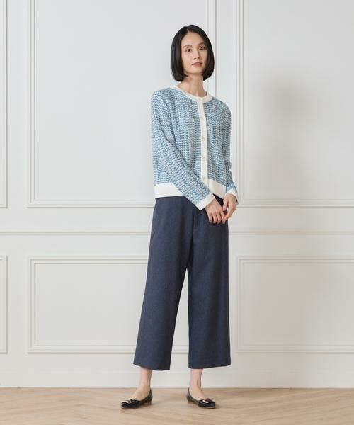 7-IDconcept / セブンアイディーコンセプト ショート・ハーフ・半端丈パンツ | 《大きいサイズ》デニムライククロップトパンツ | 詳細6