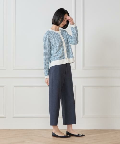 7-IDconcept / セブンアイディーコンセプト ショート・ハーフ・半端丈パンツ | 《大きいサイズ》デニムライククロップトパンツ | 詳細9