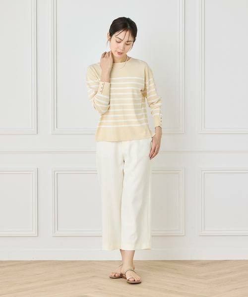 7-IDconcept / セブンアイディーコンセプト ニット・セーター | ボーダーニットプルオーバー | 詳細11