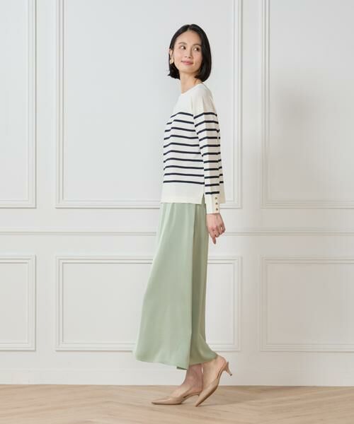 7-IDconcept / セブンアイディーコンセプト ニット・セーター | ボーダーニットプルオーバー | 詳細4