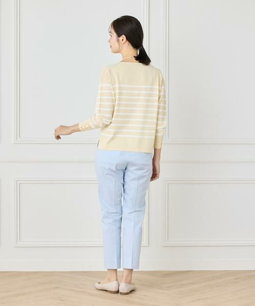 7-IDconcept / セブンアイディーコンセプト ニット・セーター | ボーダーニットプルオーバー | 詳細9