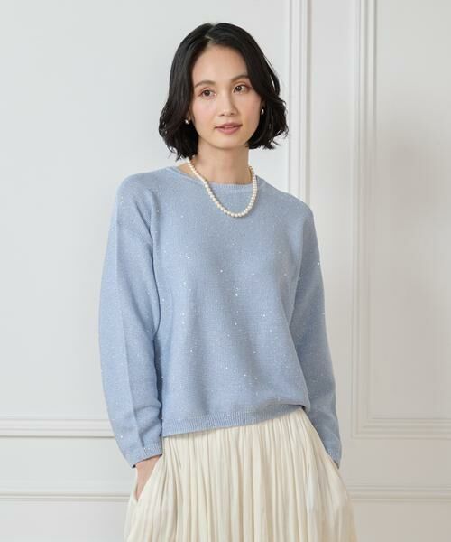 7-IDconcept / セブンアイディーコンセプト ニット・セーター | スパンコールニット | 詳細12