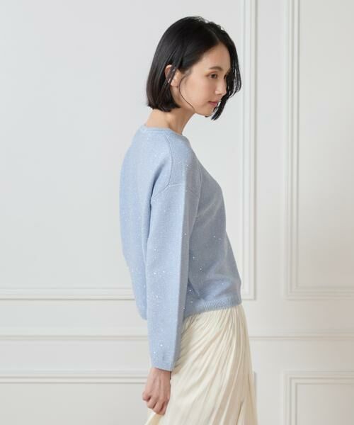 7-IDconcept / セブンアイディーコンセプト ニット・セーター | スパンコールニット | 詳細13