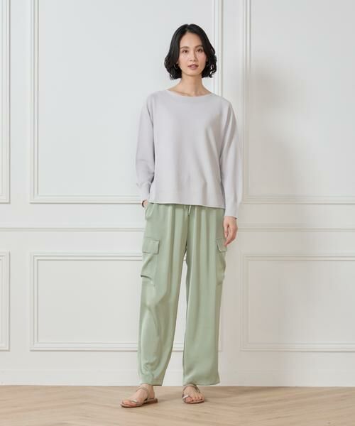 7-IDconcept / セブンアイディーコンセプト ニット・セーター | ホールガーメントボートネックニット《Cuoo PLUS》 | 詳細2