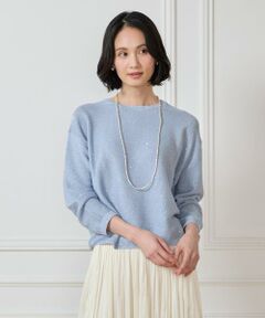 7-IDconcept / セブンアイディーコンセプト ニット・セーター | 《大きいサイズ》スパンコールニット