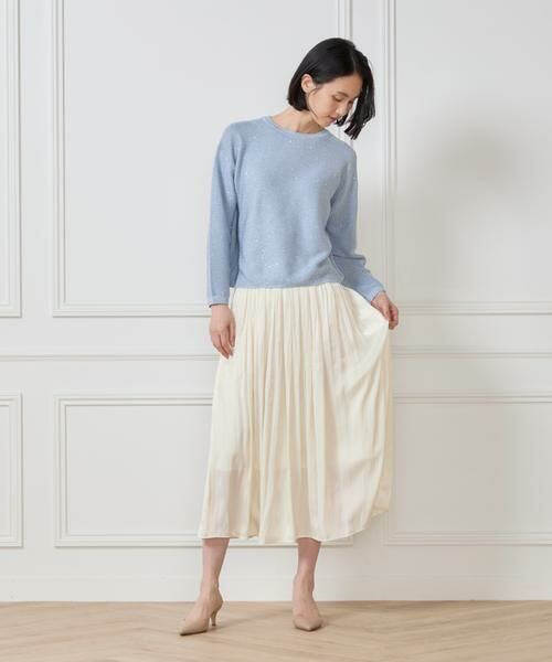 7-IDconcept / セブンアイディーコンセプト ニット・セーター | 《大きいサイズ》スパンコールニット | 詳細3