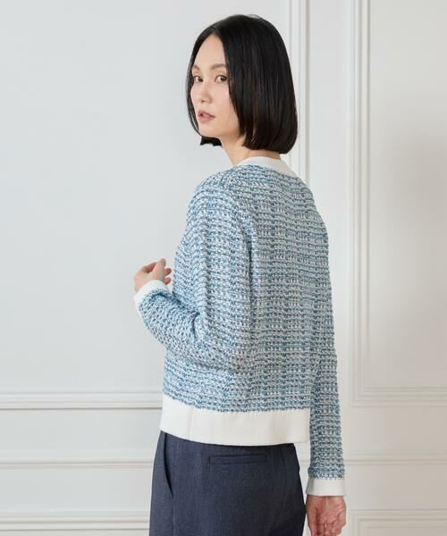 7-IDconcept / セブンアイディーコンセプト カーディガン・ボレロ | ツイードニットカーディガン | 詳細11