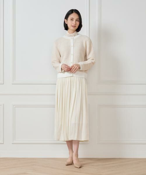 セール】 ツイードニットカーディガン （カーディガン・ボレロ