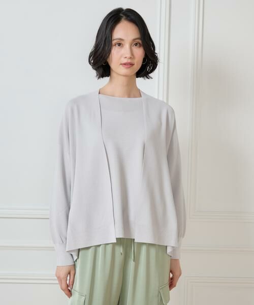 7-IDconcept / セブンアイディーコンセプト カーディガン・ボレロ | 《大きいサイズ》 ホールガーメントカーディガン《Cuoo PLUS》 | 詳細13