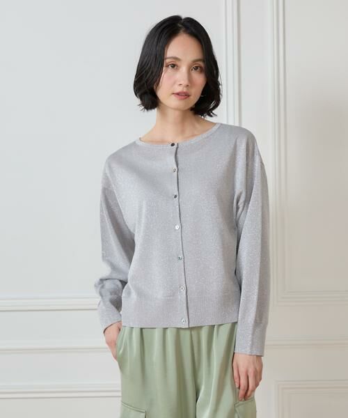 7-IDconcept / セブンアイディーコンセプト ニット・セーター | 2WAYラメニット | 詳細1