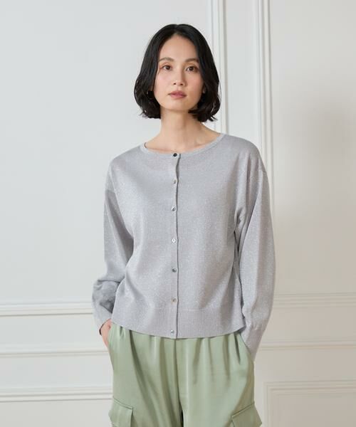 7-IDconcept / セブンアイディーコンセプト ニット・セーター | 2WAYラメニット | 詳細10