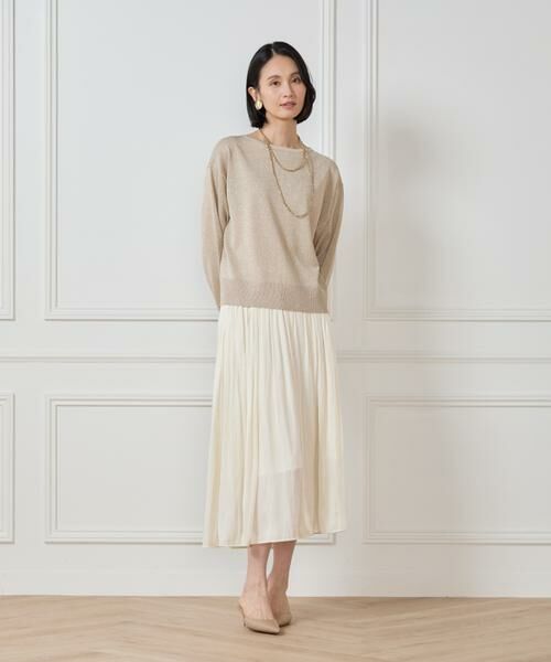 7-IDconcept / セブンアイディーコンセプト ニット・セーター | 2WAYラメニット | 詳細6