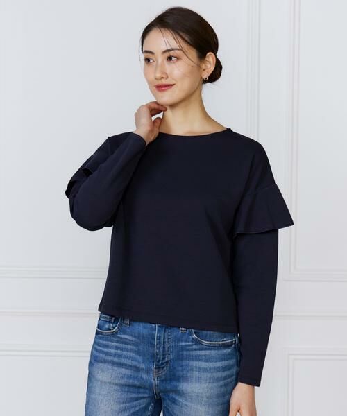 7-IDconcept / セブンアイディーコンセプト Tシャツ | 《大きいサイズ》肩フレアプルオーバー | 詳細1