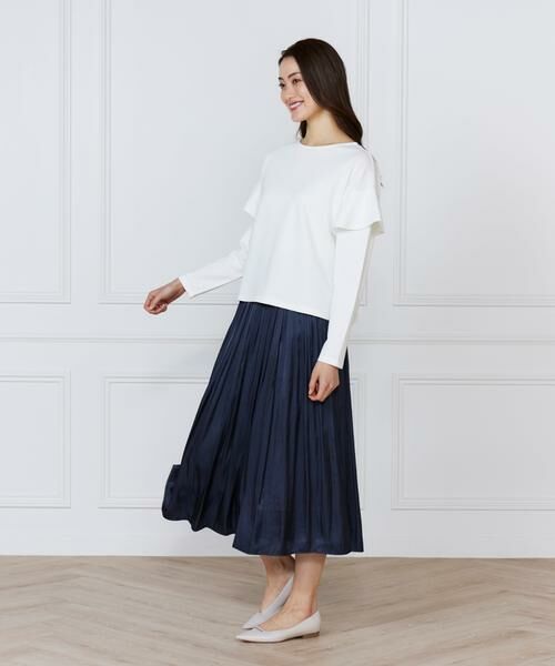 7-IDconcept / セブンアイディーコンセプト Tシャツ | 《大きいサイズ》肩フレアプルオーバー | 詳細8