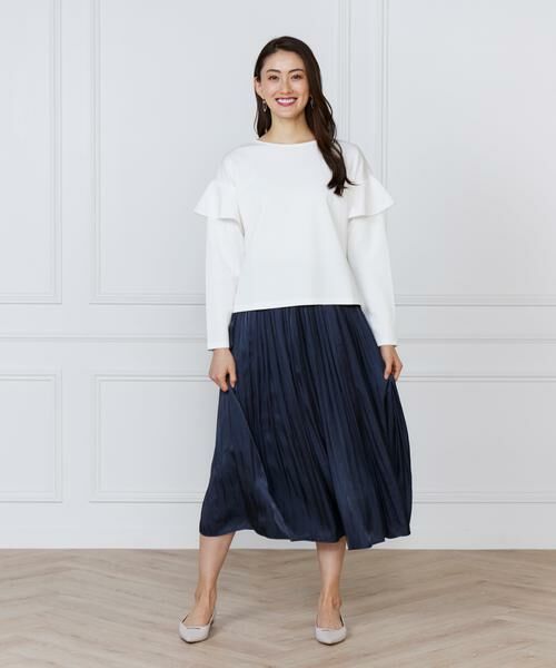 7-IDconcept / セブンアイディーコンセプト Tシャツ | 《大きいサイズ》肩フレアプルオーバー | 詳細21