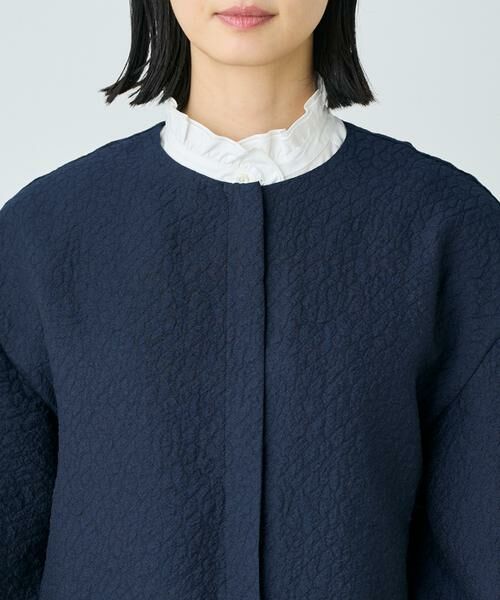 7-IDconcept / セブンアイディーコンセプト ノーカラージャケット | バルーンスリーブJQブルゾン | 詳細13