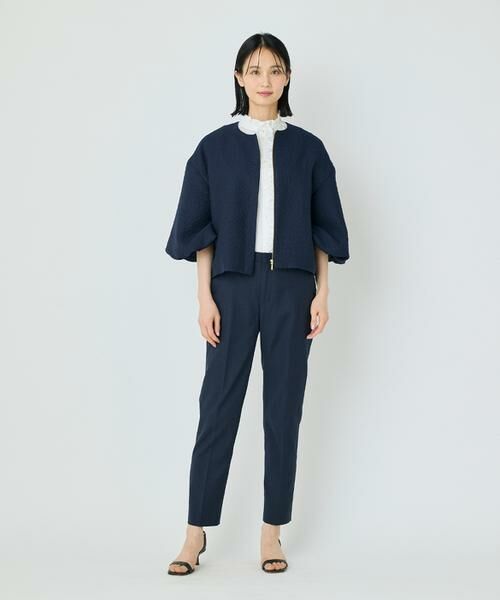 7-IDconcept / セブンアイディーコンセプト ノーカラージャケット | バルーンスリーブJQブルゾン | 詳細2