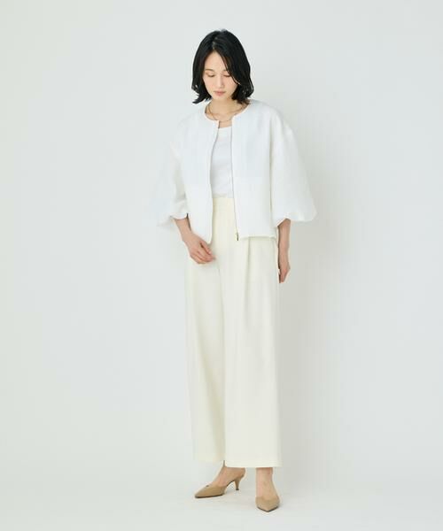 7-IDconcept / セブンアイディーコンセプト ノーカラージャケット | バルーンスリーブJQブルゾン | 詳細7