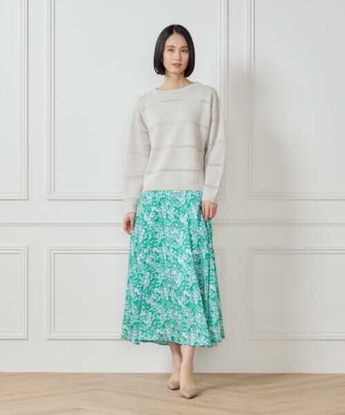 7-IDconcept / セブンアイディーコンセプト ミニ・ひざ丈スカート | 《大きいサイズ》切り替えマーメイドスカート | 詳細12