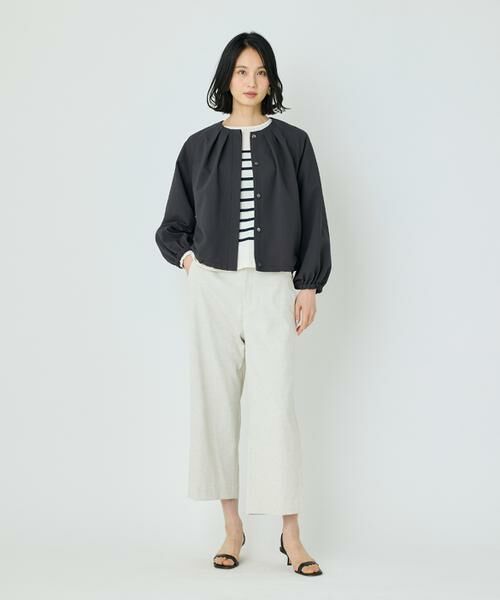 7-IDconcept / セブンアイディーコンセプト ショート・ハーフ・半端丈パンツ | ワイドクロップトパンツ | 詳細11