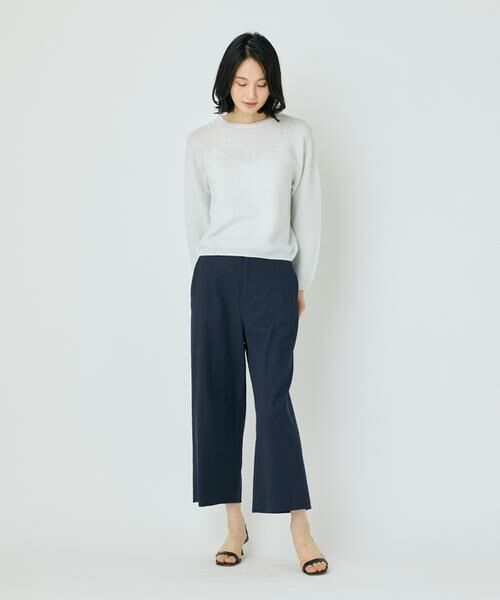 7-IDconcept / セブンアイディーコンセプト ショート・ハーフ・半端丈パンツ | ワイドクロップトパンツ | 詳細9