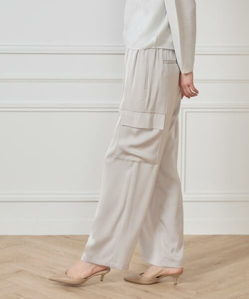 7-IDconcept / セブンアイディーコンセプト カーゴパンツ | サテンカーゴパンツ | 詳細13