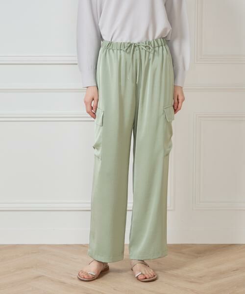 7-IDconcept / セブンアイディーコンセプト カーゴパンツ | サテンカーゴパンツ | 詳細14