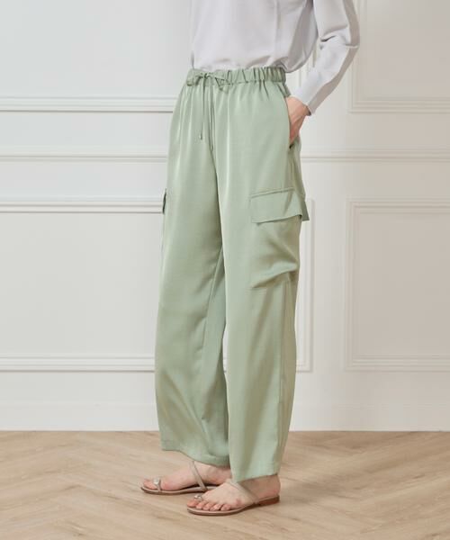 7-IDconcept / セブンアイディーコンセプト カーゴパンツ | サテンカーゴパンツ | 詳細15