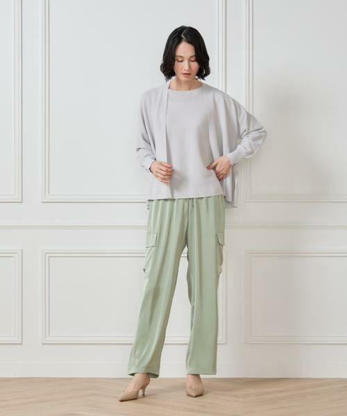 7-IDconcept / セブンアイディーコンセプト カーゴパンツ | サテンカーゴパンツ | 詳細3