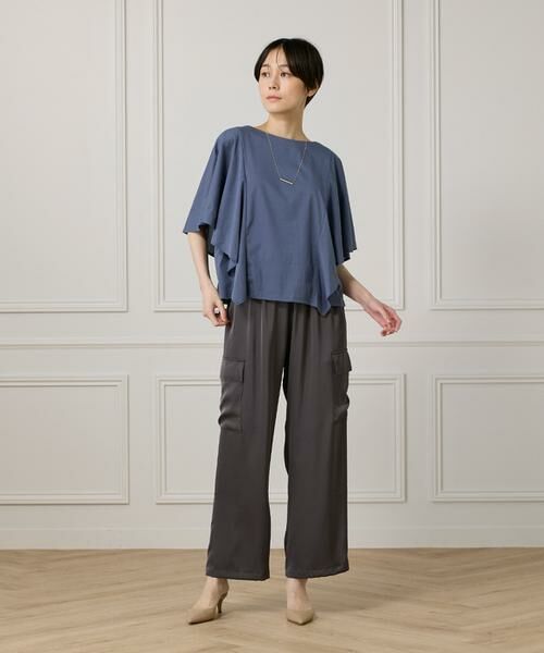 7-IDconcept / セブンアイディーコンセプト カーゴパンツ | サテンカーゴパンツ | 詳細7