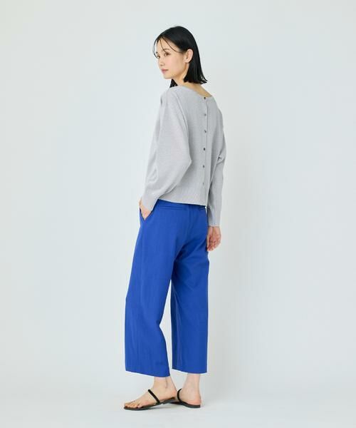 7-IDconcept / セブンアイディーコンセプト ショート・ハーフ・半端丈パンツ | 《大きいサイズ》ワイドクロップトパンツ | 詳細4