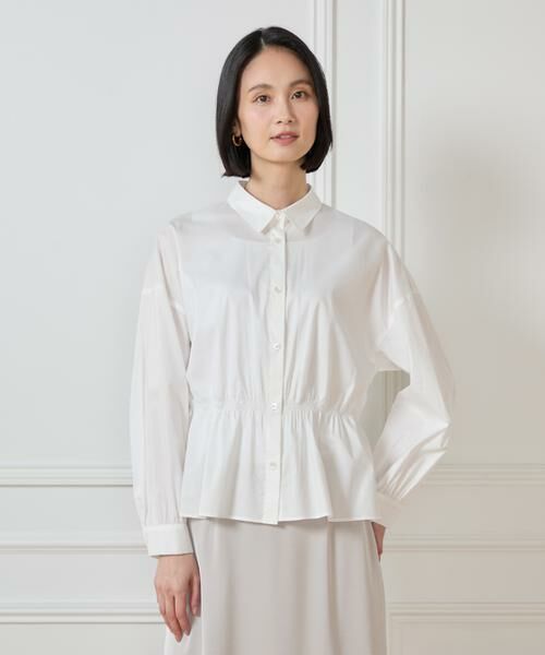 7-IDconcept / セブンアイディーコンセプト シャツ・ブラウス | ウエストシャーリングブラウス | 詳細7