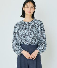7-IDconcept / セブンアイディーコンセプト シャツ・ブラウス | 《大きいサイズ》ケープディテールブラウス