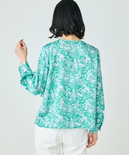7-IDconcept / セブンアイディーコンセプト シャツ・ブラウス | 《大きいサイズ》ケープディテールブラウス | 詳細10