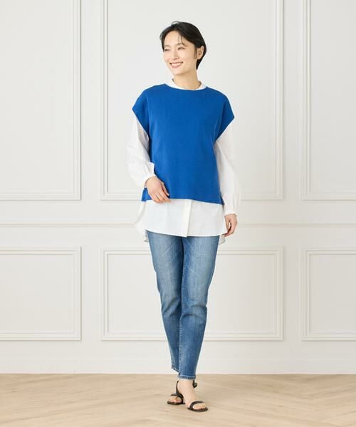 7-IDconcept / セブンアイディーコンセプト ニット・セーター | ノースリーブニットプルオーバー | 詳細12