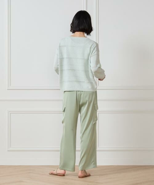 7-IDconcept / セブンアイディーコンセプト ニット・セーター | 《大きいサイズ》ボートネックニット | 詳細3