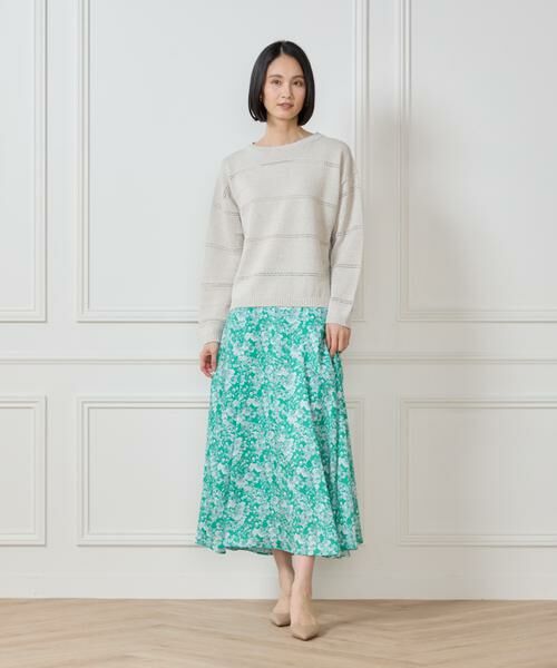 7-IDconcept / セブンアイディーコンセプト ニット・セーター | 《大きいサイズ》ボートネックニット | 詳細7