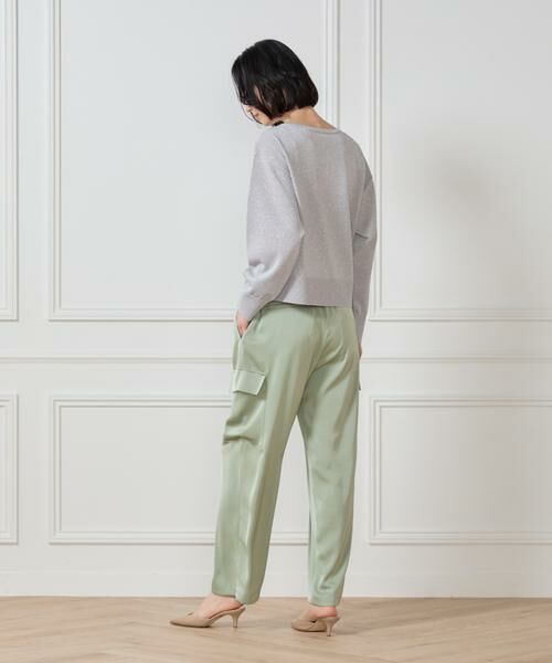 7-IDconcept / セブンアイディーコンセプト ニット・セーター | 《大きいサイズ》2WAYラメニット | 詳細5