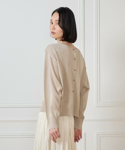 7-IDconcept / セブンアイディーコンセプト ニット・セーター | 《大きいサイズ》2WAYラメニット | 詳細9